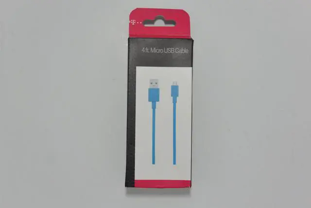 Main image of ORIGINAL OEM T-MOBILE 4-FOOT BLUE USB CHARGE/SYNC CABLE FOR MICRO USB PHONES