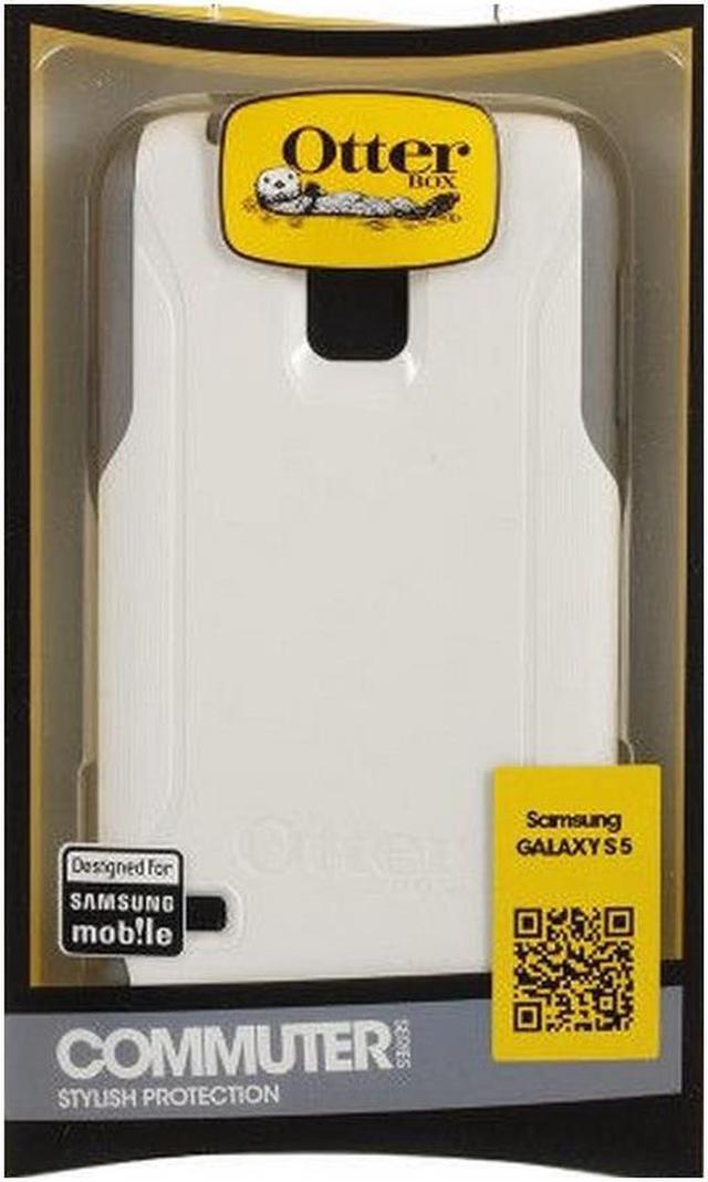 Alt view image 11 of 12 - Samsung Galaxy S5 Otterbox White/Grey (Glacier) Commuter series case