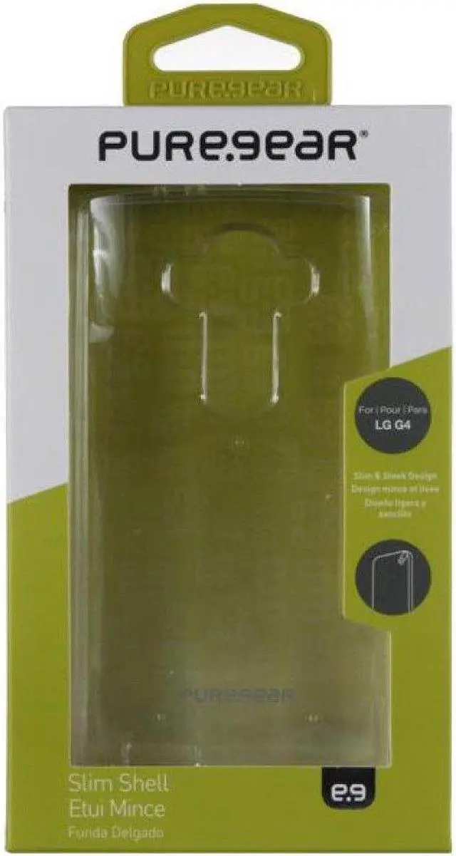 Alt view image 5 of 12 - PureGear Slim Shell Protective Cell Phone Case - Clear - LG G4