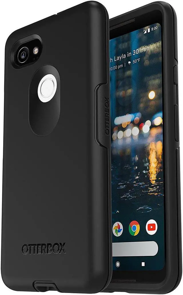 Alt view image 2 of 5 - New OEM OtterBox Symmetry Series Black Case For Google Pixel 2 XL
