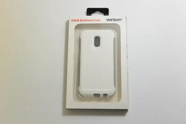 Main image of New OEM Verizon Rugged White/Light Grey Case For ASUS ZenFone V Live
