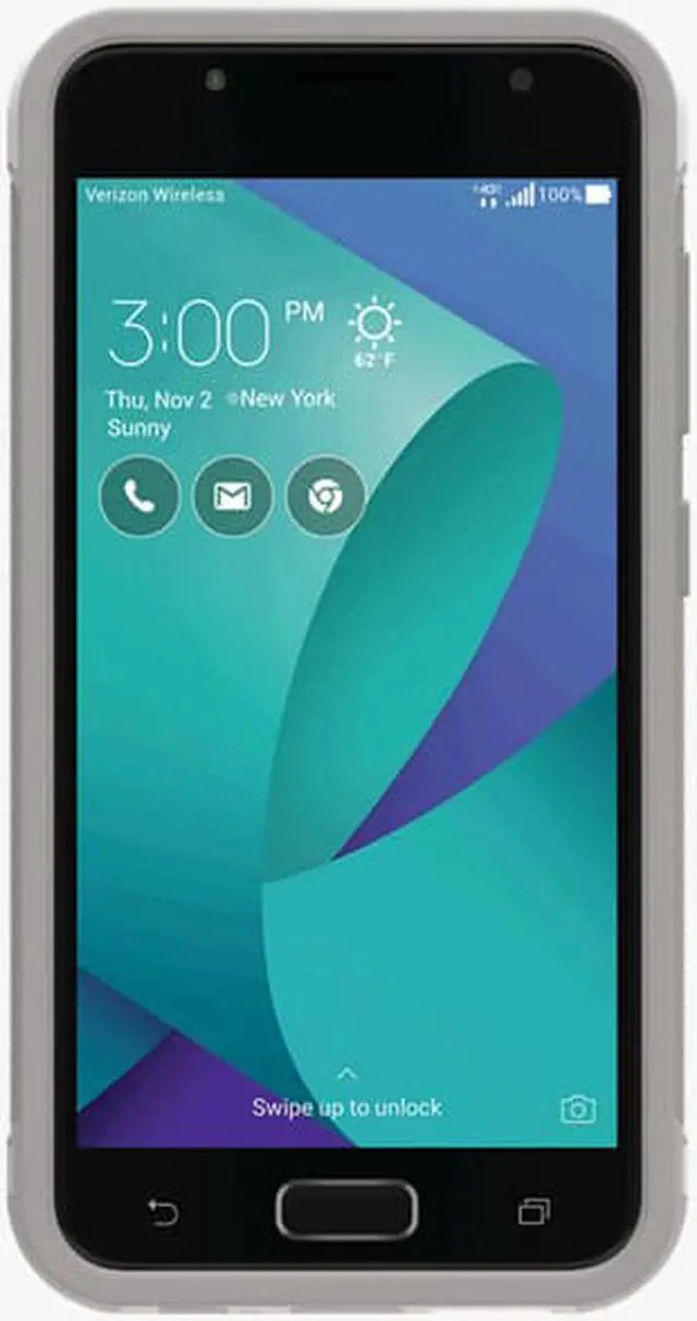 Alt view image 3 of 10 - New OEM Verizon Rugged White/Light Grey Case For ASUS ZenFone V Live