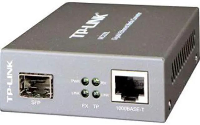 Alt view image 12 of 20 - TP-Link Gigabit SFP to RJ45 Fiber Media Converter | Fiber to Ethernet Converter | 10/100/1000Mbps RJ45 Port to 1000Base-SX/LX SFP Slot Supporting MiniGBIC Modules (MC220L)
