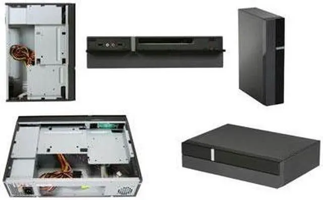 Alt view image 7 of 7 - Athenatech A1019HG.150 Black SECC Steel Mini-ITX Desktop Computer Case 150W Power Supply with Hairline Texture Body