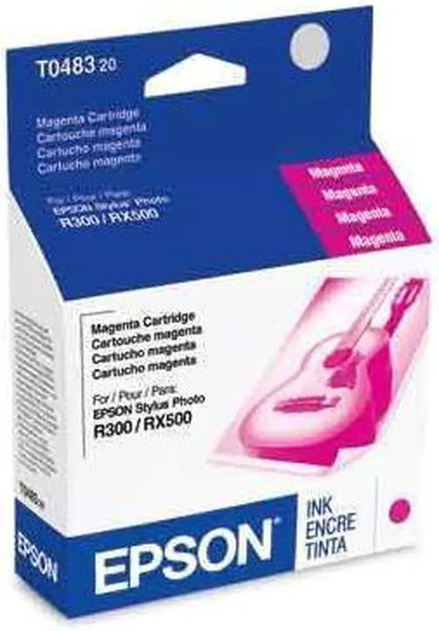 Alt view image 4 of 7 - Epson T0483 Magenta Ink Cartridge