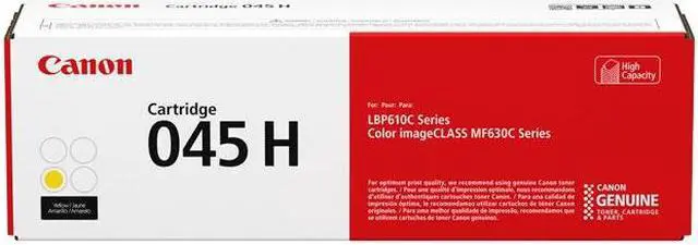 Alt view image 4 of 20 - Canon 045 H High Yield Toner Cartridge - Yellow