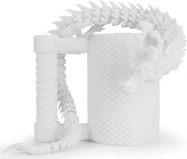 Alt view image 5 of 5 - ZIRO PLA Pro 3D Printer Filament, Dimensional Accuracy +/- 0.03 mm, 1kg Spool, 1.75mm Snow White