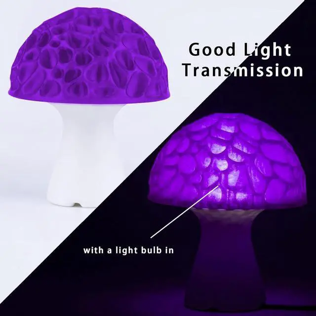 Alt view image 2 of 7 - ZIRO PLA Pro 3D Printer Filament, Dimensional Accuracy +/- 0.03 mm, 1kg Spool, 1.75mm Transparent Purple