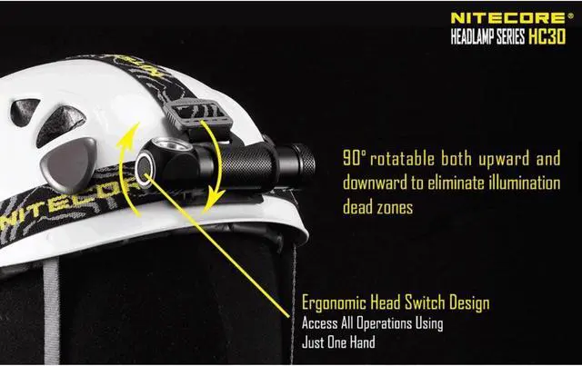 Alt view image 4 of 7 - Nitecore HC30 Headlamp/Flashlight Hybrid - NCHC30