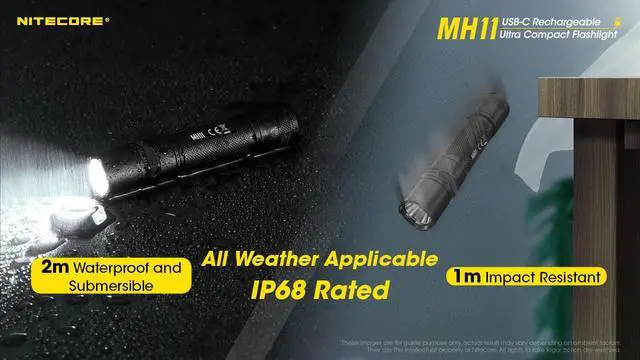 Alt view image 7 of 7 - Nitecore MH11 1000 Lumen USB-C Rechargeable Flashlight