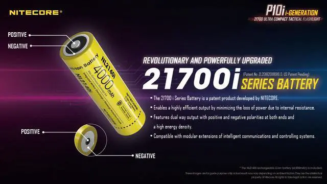Alt view image 5 of 6 - Nitecore P10i 1800 Lumen USB-C Rechargeable Flashlight