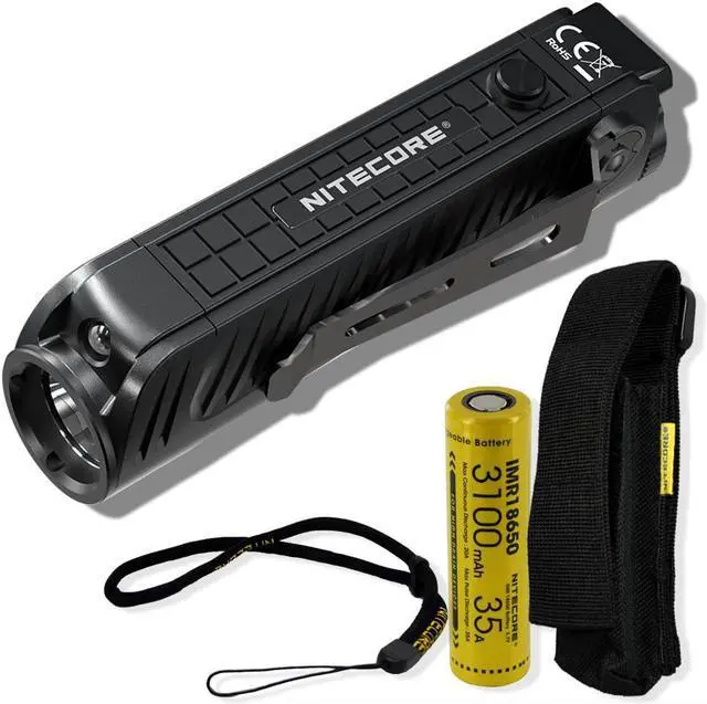 Main image of Nitecore P18 1800 Lumen Compact Flashlight with Silent Tactical Switch and Auxiliary Red LED