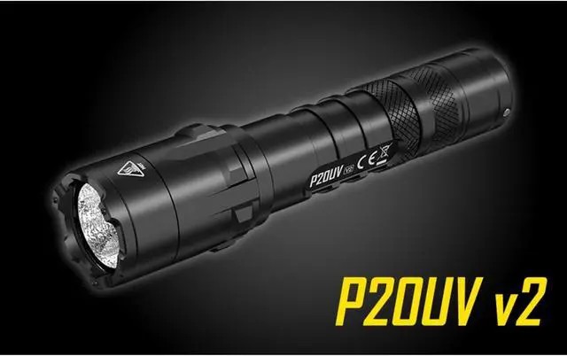 Alt view image 2 of 7 - Nitecore P20UV V2 1000 Lumen LED Flashlight