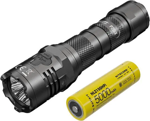 Alt view image 3 of 8 - Nitecore P20iX 4000 Lumen USB-C Rechargeable Flashlight