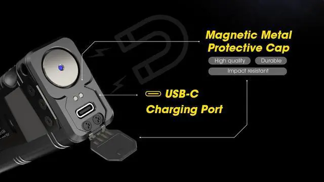 Alt view image 3 of 6 - Nitecore TM12K 12,000 Lumen Rechargeable Flashlight