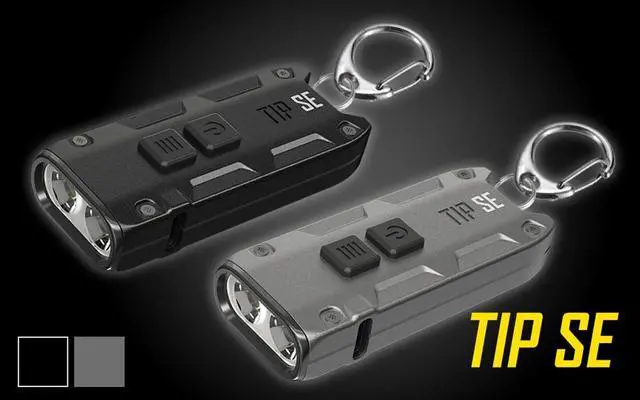 Alt view image 2 of 7 - Nitecore Tip SE 700 Lumen Rechargeable Keychain EDC Flashlight Grey