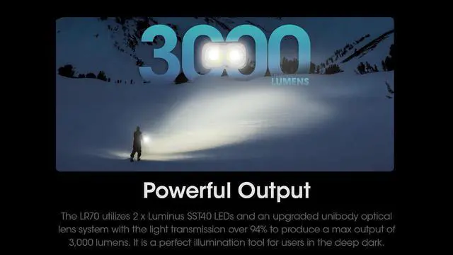 Alt view image 3 of 6 - Nitecore LR70 3-in-1 3000 lumen USB-C Rechargeable Lantern Flashlight