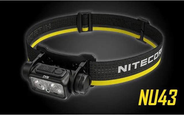 Alt view image 2 of 7 - Nitecore NU43 Lightweight Rechargeable Headlamp