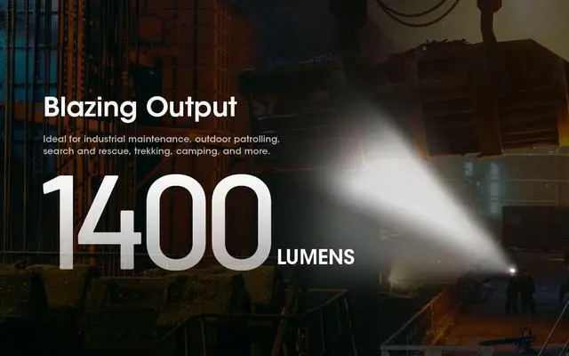 Alt view image 2 of 6 - Nitecore NU50 1400 lumen Lightweight USB-C Rechargeable Headlamp