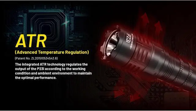 Alt view image 7 of 8 - Nitecore P23i 3000 Lumen USB-C Rechargeable Flashlight
