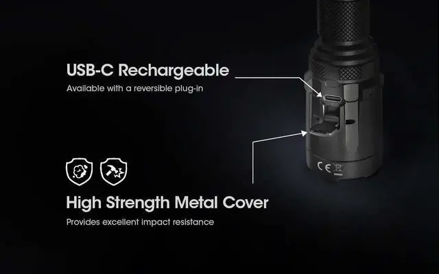 Alt view image 5 of 6 - Nitecore SRT7i 3000 Lumen Long Throw Rechargeable Flashlight