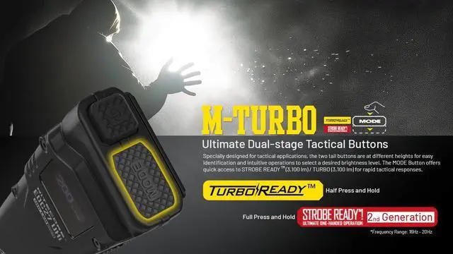 Alt view image 3 of 6 - Nitecore EDC27 UHi 3100 Lumen Ultra Slim Flat EDC Flashlight