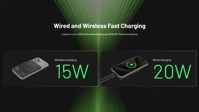 Alt view image 2 of 6 - Nitecore NW5000 Magnetic Wireless Charging and USB-C 5000mAh Power Bank