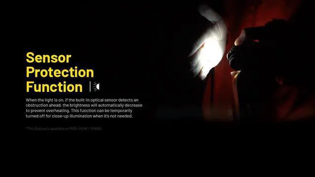 Alt view image 4 of 6 - Nitecore NU53 1800 Lumen Rechargeable Industrial Headlamp