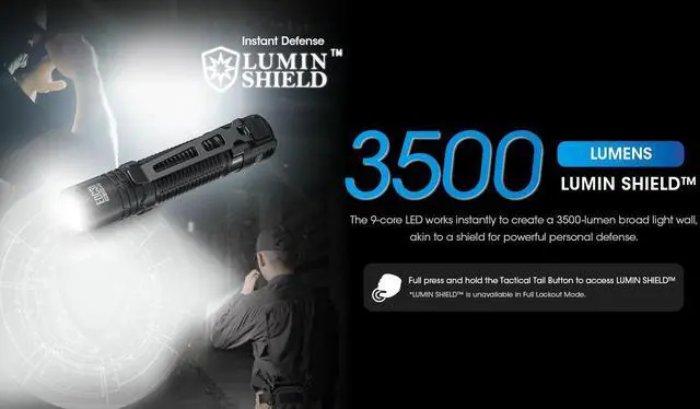 Alt view image 3 of 6 - Nitecore EDC31 3500 Lumen USB-C Rechargeable EDC Flashlight