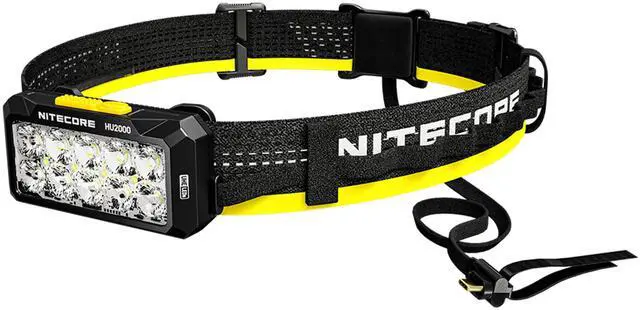 Main image of Nitecore HU2000 2000 Lumen Headlamp Compatible With External USB-C Power Sources