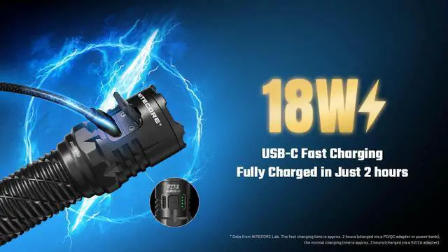 Alt view image 5 of 6 - Nitecore P27iX 5000 Lumen Customizable Tactical Flashlight with Multi-Beam Modes