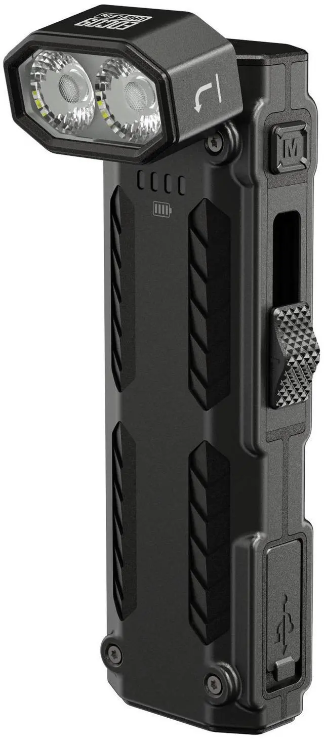 Main image of Nitecore EDC09 Swivel Head 1600 Lumen Rechargeable EDC Flat Flashlight