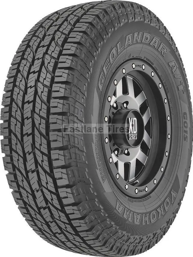 Alt view image 2 of 11 - 215/60R17 Yokohama Geolandar A/T G015 96H B/4 Ply blk Tire