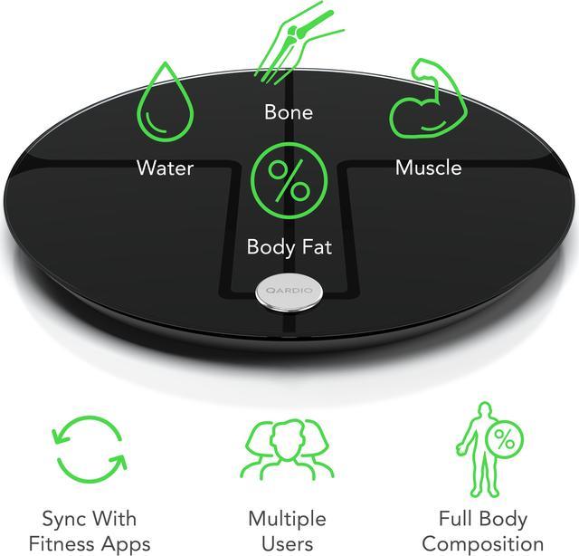 Qardio QardioBase 2 WiFi Smart Scale & Body Analyzer B200IVB B&H