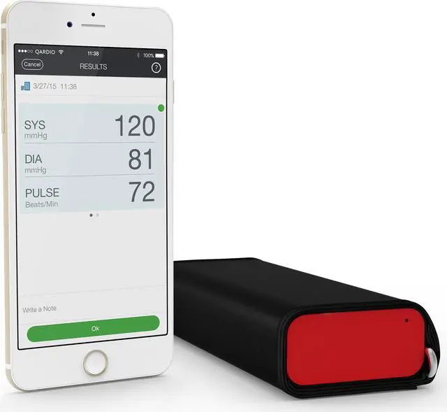 Main image of QardioArm A100-ILR Wireless Blood Pressure Monitor - Lighting Red