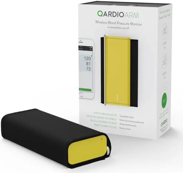 Alt view image 2 of 7 - QARDIO  QardioArm Wireless Blood Pressure Monitor - Racing Yellow