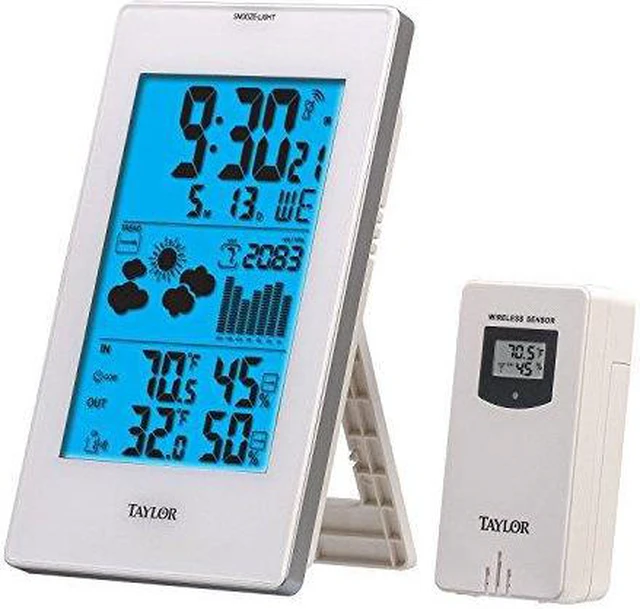 Main image of TAYLOR 1735 Digital Weather Forecaster with Barometer & Alarm Clock