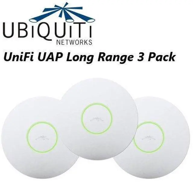 Alt view image 4 of 7 - Ubiquiti UAP-LR-3, UniFi AP Long Range 3 Pack, UniFi AP-LR 3-Pack PoE 300 Mbps