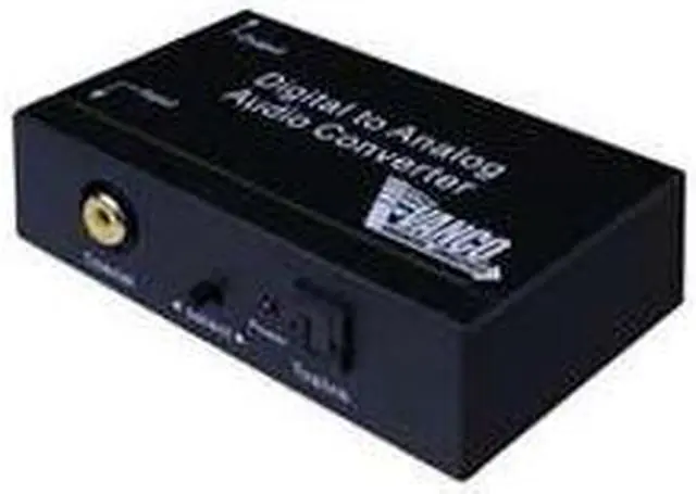 Alt view image 4 of 8 - Vanco - 280515 - VancoDigital-to-analog Audio Converter - 192 kHz - 24-bitBlack - Amplifier, Blu-ray Disc Player, PC