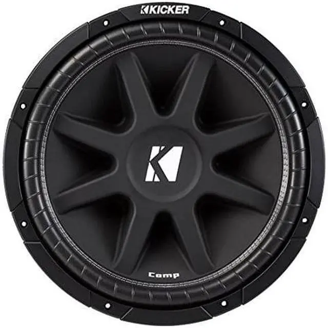 Alt view image 8 of 20 - Kicker Classic 15" Comp 4 Ohm SVC Subwoofer