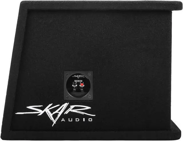 Alt view image 3 of 5 - Skar Audio SK2X12V Dual 12" Universal Fit Ported Subwoofer Enclosure