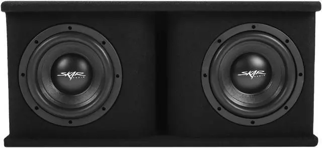 Alt view image 2 of 5 - Skar Audio Dual 8" 1400W Loaded SDR Series Vented Subwoofer Enclosure | SDR-2X8D4