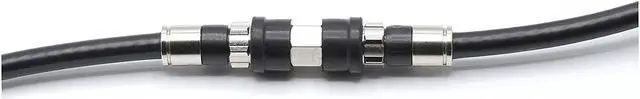 Alt view image 7 of 8 - 75' Feet, White RG6 Coaxial Cable (Coax) with weather proof connectors