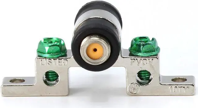 Alt view image 2 of 7 - 3.0 GHz - Quad / Four Ground Block | Rubber Weather Seal Coax Cable F Connector