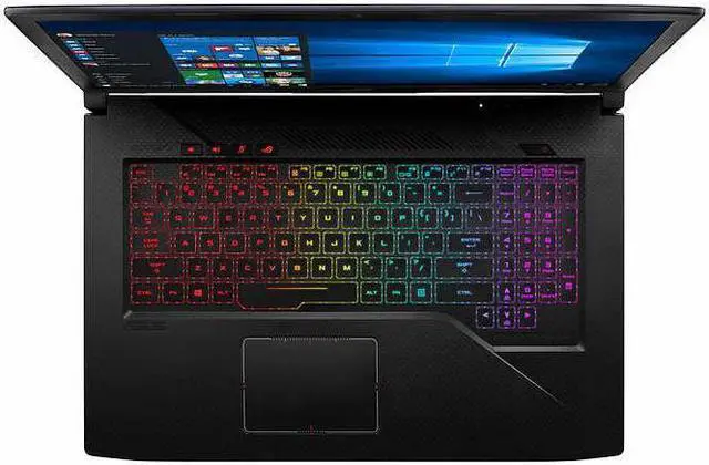 Alt view image 5 of 10 - Asus STRIX GL703GE-IS74 Core™ i7-8750H 2.2GHz 1TB+256GB SSD 16GB 17.3"(1920x1080) BT WIN10HOME Webcam NVIDIA® GTX 1050Ti 4GB Backlit Keyboard