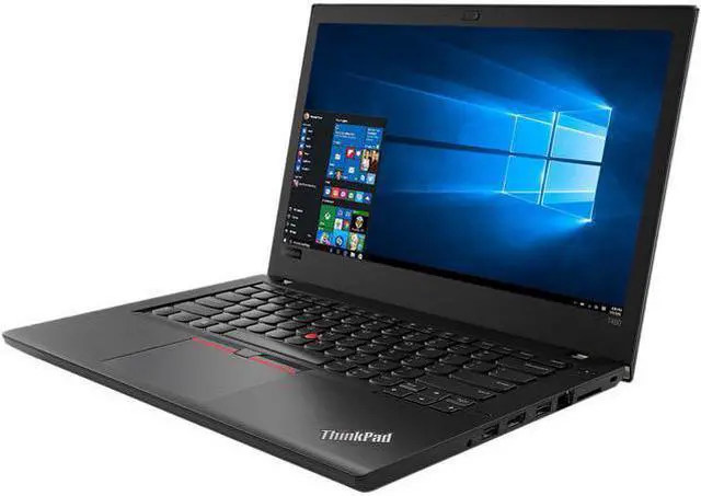 Main image of Lenovo, ThinkPad T480 Core™ i5-7200U 2.5GHz 512GB SSD 16GB 14" (1366x768) BT WIN10HOME Webcam BLACK