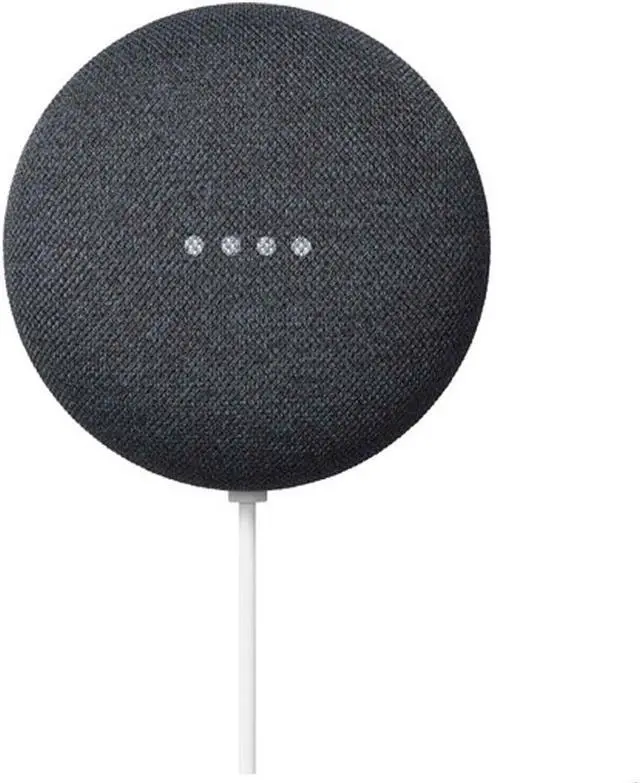 Alt view image 8 of 19 - Google Nest Mini 2nd Generation Smart Speaker, Charcoal GA00781-US