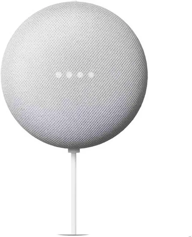 Alt view image 12 of 20 - Google Nest Mini 2nd Generation Smart Speaker, Chalk GA00638-US