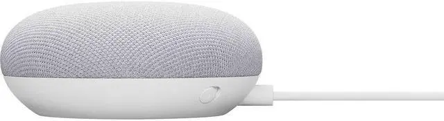 Alt view image 14 of 20 - Google Nest Mini 2nd Generation Smart Speaker, Chalk GA00638-US