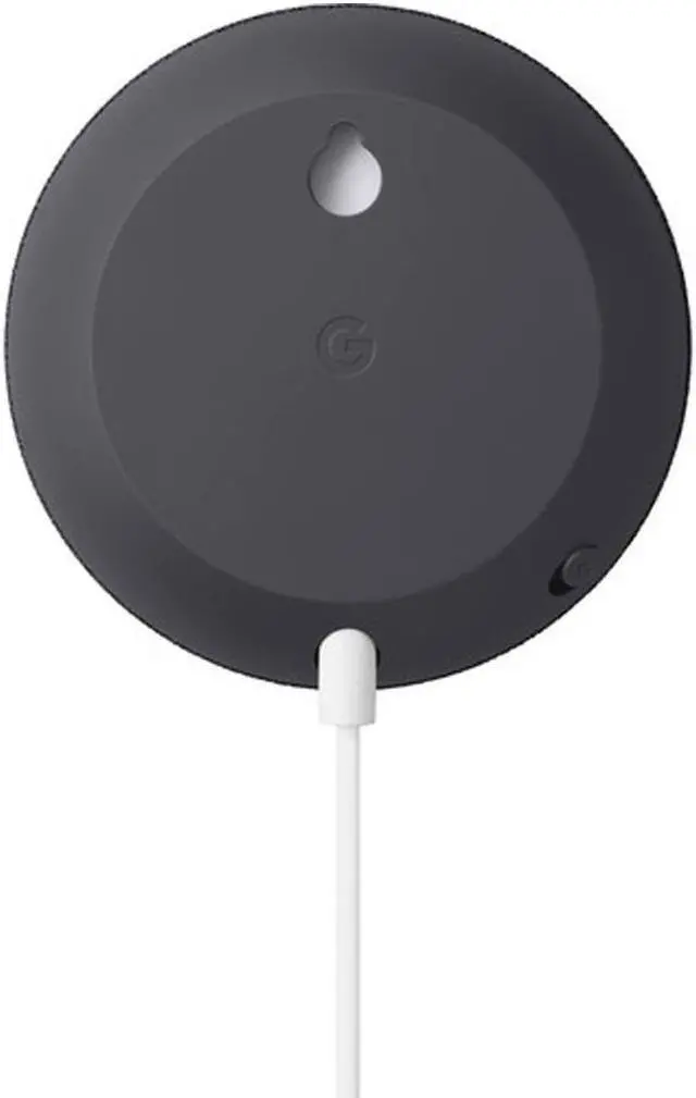 Alt view image 7 of 19 - Google Nest Mini 2nd Generation Smart Speaker, Charcoal GA00781-US